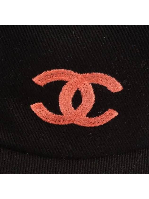 CC embroidery logo ball cap hat black AA9254 - CHANEL - BALAAN 5