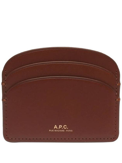 Demi Lune Card Wallet Brown - A.P.C. - BALAAN 2