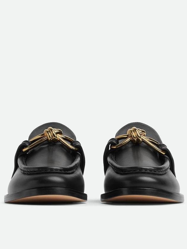 Astaire Leather Loafers Black - BOTTEGA VENETA - BALAAN 4