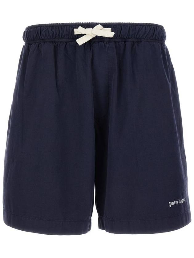 Short Pants Short PMCB051S24FA B003 4603 BLUE BLUE - PALM ANGELS - BALAAN 2