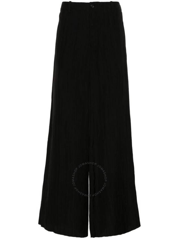 Emporio Armani Pleated Wide Leg Viscose Trousers Brand Size 50 Waist Size 34 - EMPORIO ARMANI - BALAAN 1