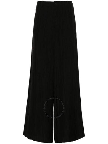 Emporio Armani Pleated Wide Leg Viscose Trousers Brand Size 50 Waist Size 34 - EMPORIO ARMANI - BALAAN 1