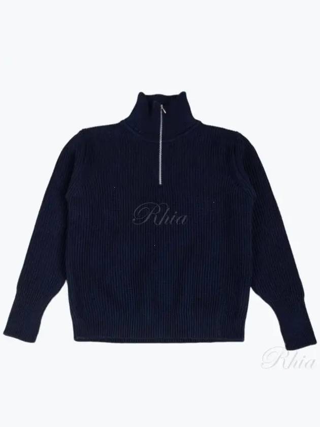 Navy Half Zip NHZ Blue Half Zip Up - ANDERSEN-ANDERSEN - BALAAN 1