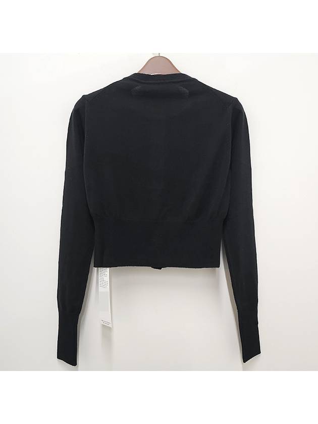 Bea Cropped Cardigan Black - VIVIENNE WESTWOOD - BALAAN 3