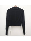 Bea Cropped Cardigan Black - VIVIENNE WESTWOOD - BALAAN 3