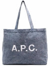 Diane Washed Denim Eco Shoulder Bag Indigo - A.P.C. - BALAAN 2