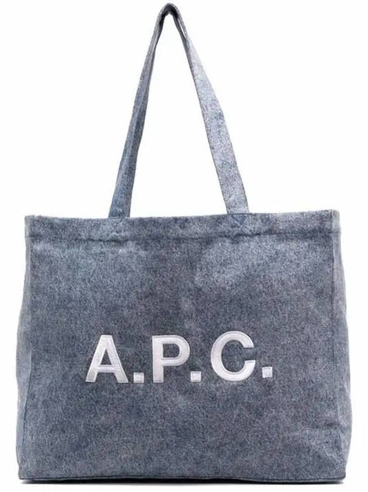 Diane Washed Denim Eco Shoulder Bag Indigo - A.P.C. - BALAAN 2