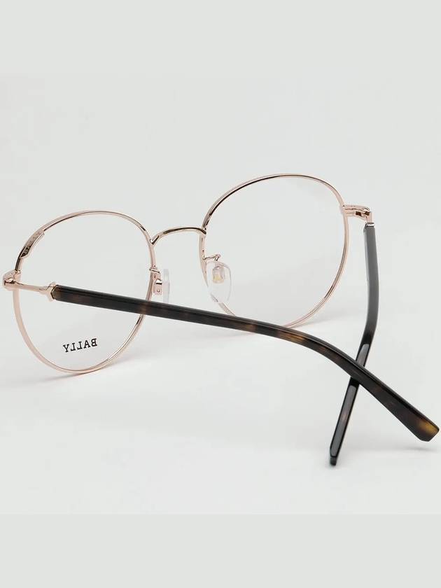 Glasses frame BY5046H 028 round glasses men women gold frame - BALLY - BALAAN 4