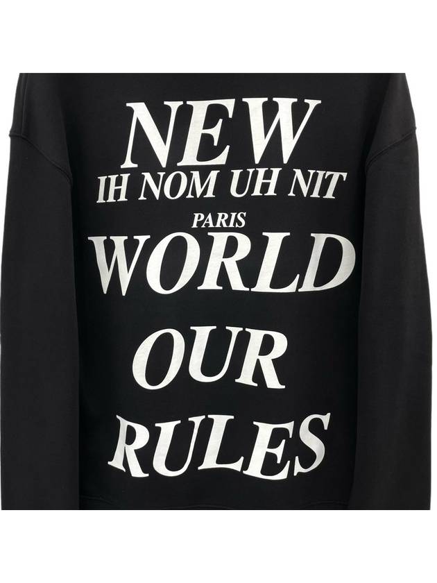 New World Hooded Sweatshirt NUW21265 - IH NOM UH NIT - BALAAN 4