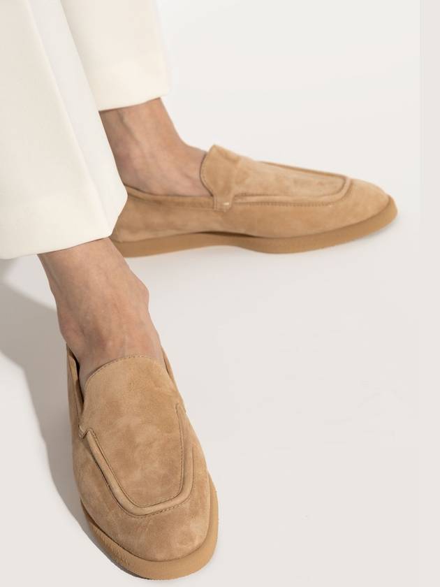 soft suede loafers beige - MAX MARA - BALAAN 3