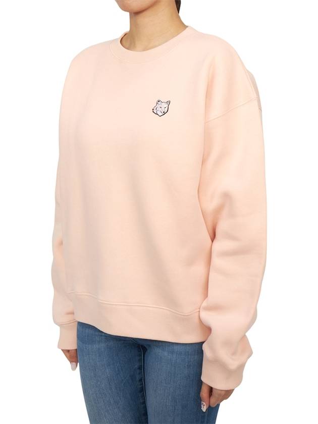 Bold Fox Head Patch Comfort Sweatshirt Pink - MAISON KITSUNE - BALAAN 3