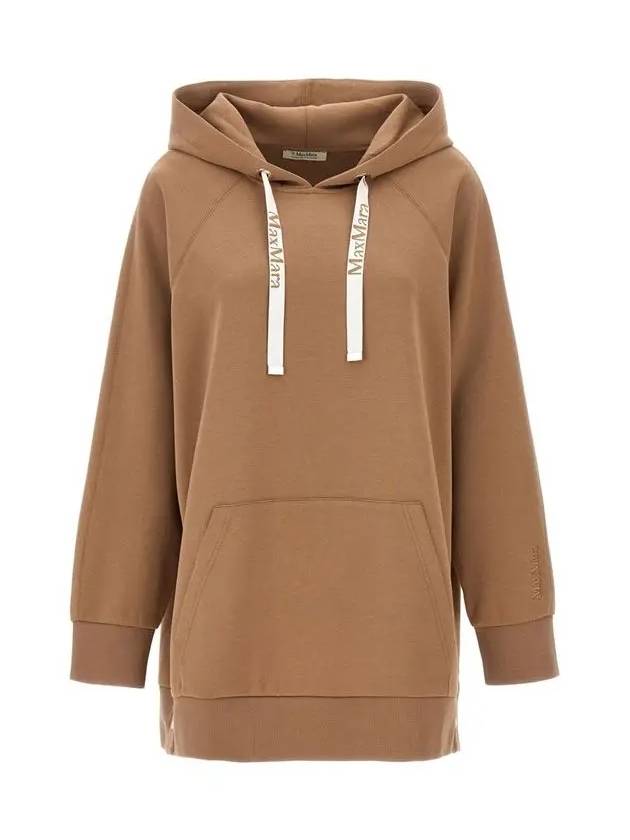 OSPITE Drawstring Hoodie Camel 2429946041 004 - MAX MARA - BALAAN 2