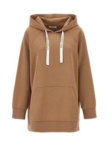 OSPITE Drawstring Hoodie Camel 2429946041 004 - MAX MARA - BALAAN 1