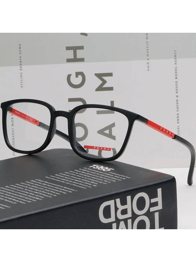 Sports glasses frame VPS05N 1BO1O1 square light horn rim Renerosa - PRADA - BALAAN 2