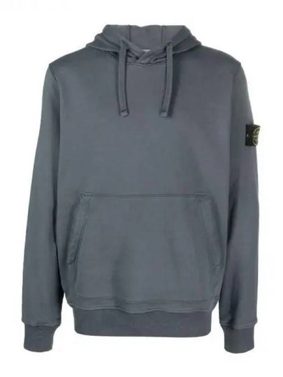 Signature Logo Patch Hoodie Grey - STONE ISLAND - BALAAN 2