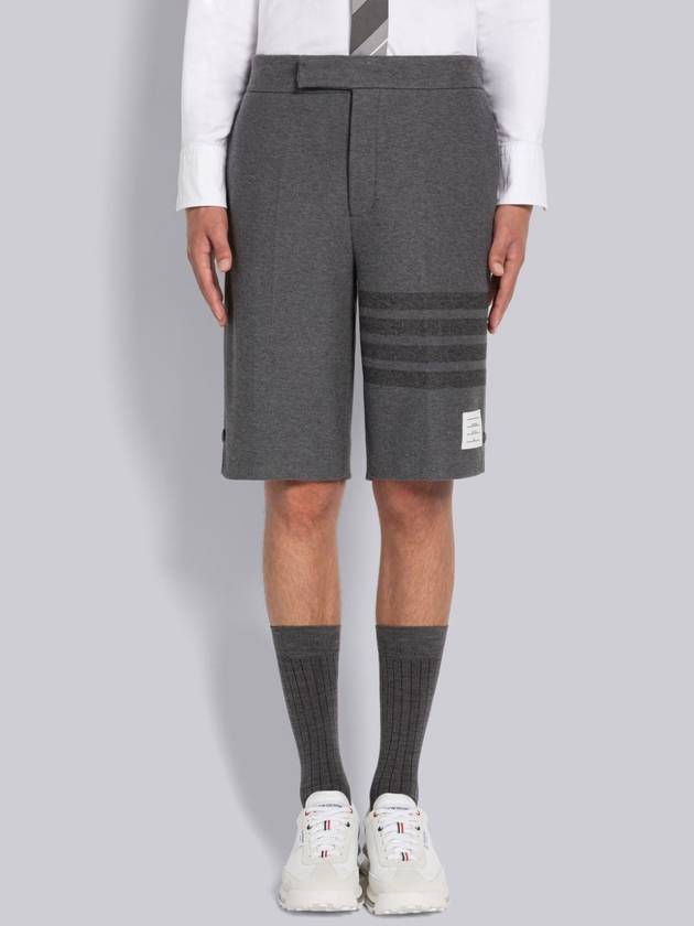 4 Bar Stripe Shorts Grey - THOM BROWNE - BALAAN 9