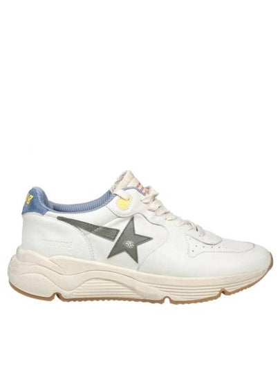 Men's Star Patch Running Low Top Sneakers White Green - GOLDEN GOOSE - BALAAN 2