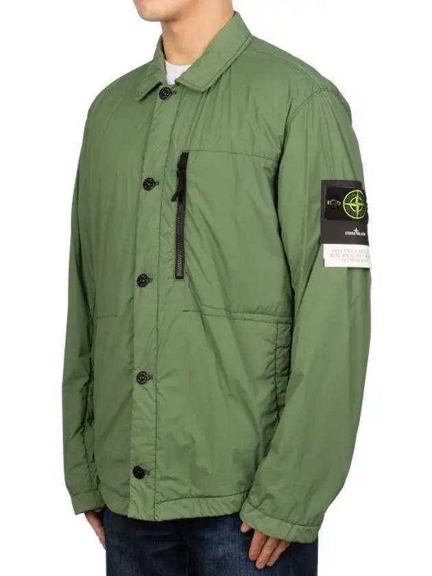 Skin Touch Nylon Garment Dyed Jacket Green - STONE ISLAND - BALAAN 5