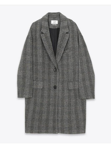 Limiza Single Coat Grey - ISABEL MARANT - BALAAN 1