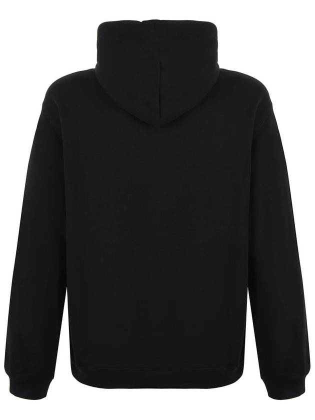 Loose Fit Hoodie Black - LACOSTE - BALAAN 4