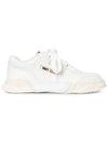 Parker OG Sole Leather Low Top Sneakers White - MAISON MIHARA YASUHIRO - BALAAN 3