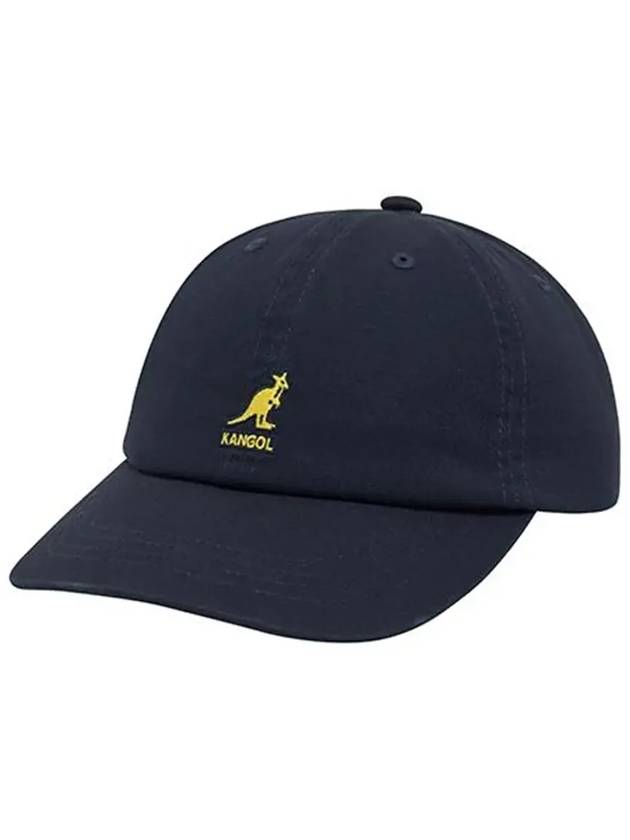 Washed Ball Cap Navy - KANGOL - BALAAN 4