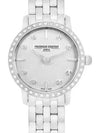 48 Weselton diamond setting 5mm thick slim line women’s quartz watch - FREDERIQUE CONSTANT - BALAAN 7