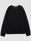 Small Logo Merino Wool Knit Top Navy - PAUL SMITH - BALAAN 2