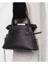 5AC Classique Micro Tote Bag Black - MAISON MARGIELA - BALAAN 3