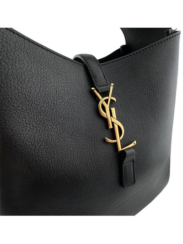 Le 5 A7 Small Hobo Shoulder Bag Black - SAINT LAURENT - BALAAN 5