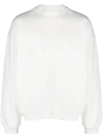 Logo Embroidered Sweatshirt White - LACOSTE - BALAAN 1