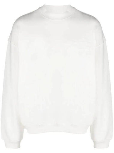 Logo Embroidered Sweatshirt White - LACOSTE - BALAAN 1