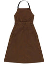 OG nylon apron dress burgundy - OFFGRID - BALAAN 2