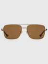 Square Frame Sunglasses Gold Tone Metal Boutique 755269I33308023 - GUCCI - BALAAN 2