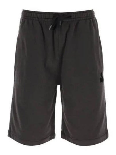 Mahalo Logo Patch Shorts Faded Black - ISABEL MARANT - BALAAN 2