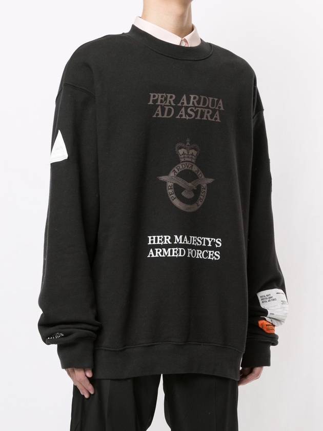 Men's Sweatshirt HMBA014F 20JER017 1064 - HERON PRESTON - BALAAN 4