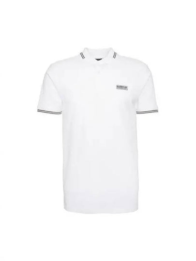 International Essential Tipped Short Sleeve Polo Shirt White - BARBOUR - BALAAN 2