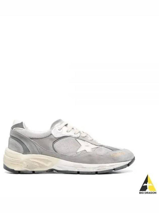 Dad-Star Low Top Sneakers Grey Silver White - GOLDEN GOOSE - BALAAN 2