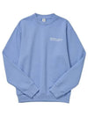 California Crew Neck Cotton Sweatshirt Light Blue - SPORTY & RICH - BALAAN 3