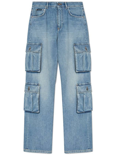 Dolce & Gabbana Jeans With Pockets, Women's, Blue - DOLCE&GABBANA - BALAAN 1