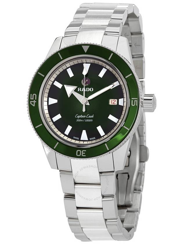 Rado Captain Cook Automatic Green Dial Men's Watch R32105313 - RADO - BALAAN 1