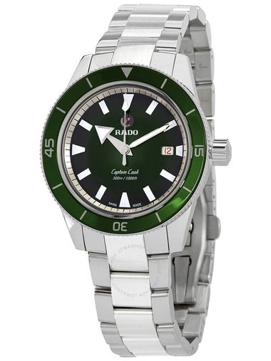 Rado Captain Cook Automatic Green Dial Men's Watch R32105313 - RADO - BALAAN 1