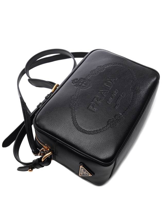 Grace Leather Cross Bag Black - PRADA - BALAAN 6