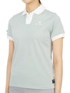 Women's Annex Polo Short Sleeve T-Shirt Gray - HORN GARMENT - BALAAN 4