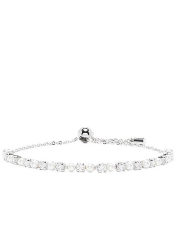 Matrix Crystal Pearl Bracelet White - SWAROVSKI - BALAAN 1