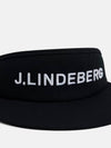 Viktor Embroidered Logo Visor Black - J.LINDEBERG - BALAAN 4