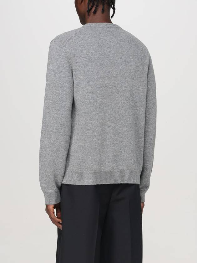 Intarsia Wool Sweater Grey - GUCCI - BALAAN 5