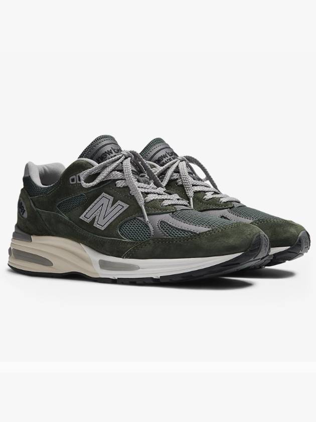 991V2 Low Top Sneakers Kombu Green - NEW BALANCE - BALAAN 3