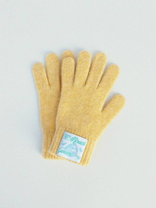 short knit gloves yellow - GOCORI - BALAAN 2