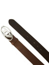 1DR D Buckle Leather Belt Brown - DIESEL - BALAAN 4